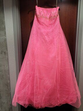 Precious Formals 20097 Size 20 Pink Prom Dress